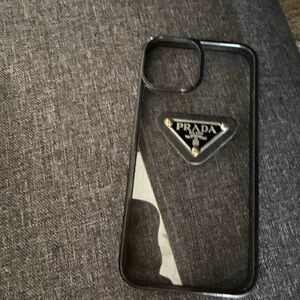 Prada Sleek Black Phone 13 Case